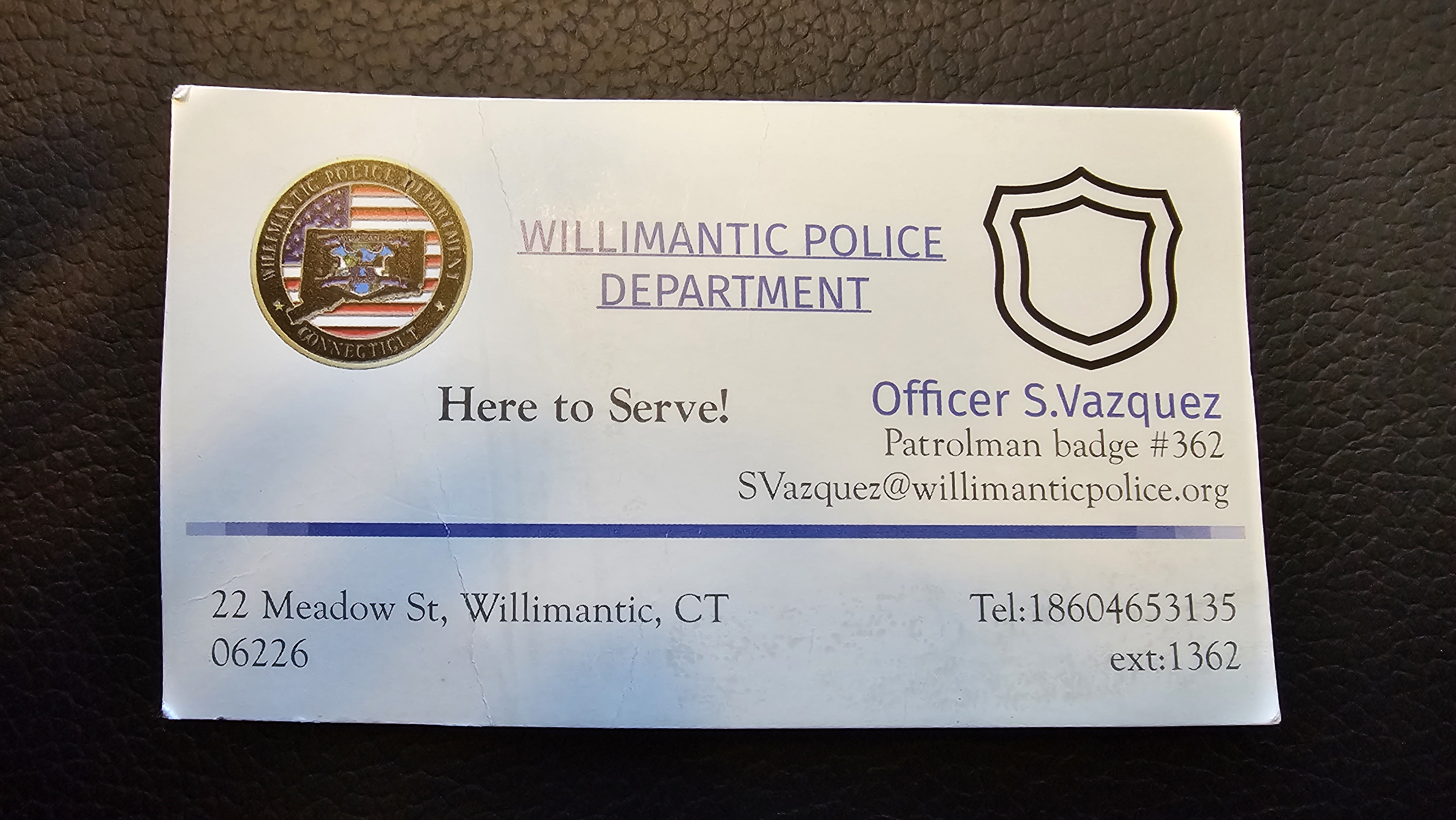 Archived evidence image dated 2025-06-26: GEE, Q lh 4 ers : Co m—" & | GE —2 WILLIMANTIC POLICE Cl SIGE ey SEL TR | JY I Gta IYR/ANIN 1 INS TT \ JL IN\_ L - 7)\ VEG, X po The JP ¢ | Here to Serve! . Automated OCR excerpt; verify against the source image.