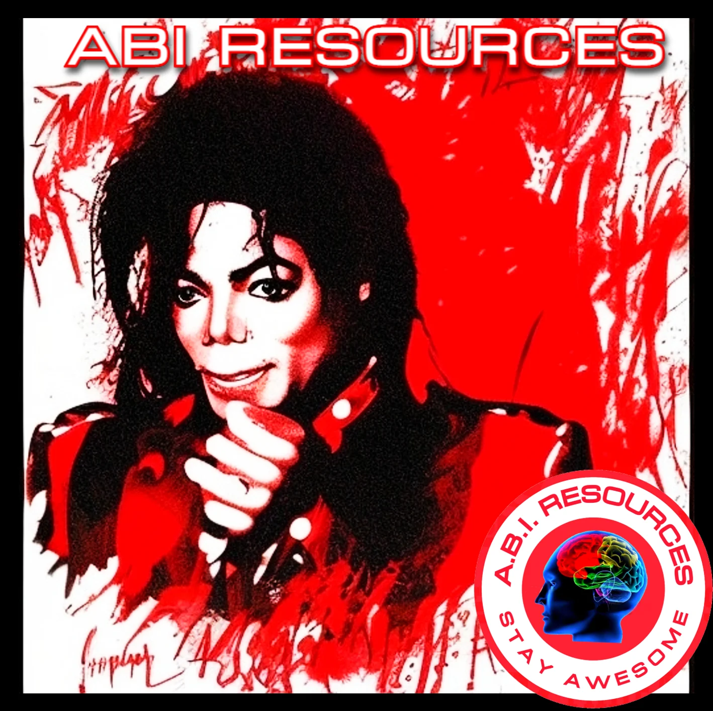 Archived ABI Resources Facebook image associated with ABI Resources Artwork Legends of Music Collection. Michael Jackson #MichaelJackson #ARTTHERAPY #michaeljackson #kingo…