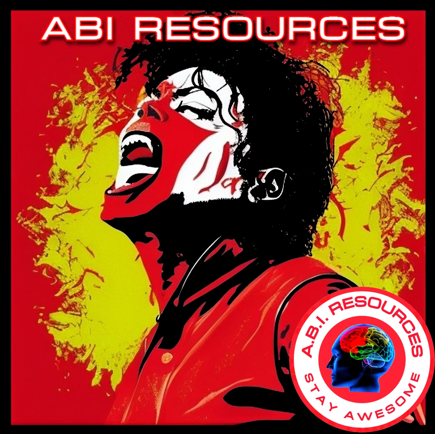 Archived ABI Resources Facebook image associated with ABI Resources Artwork Legends of Music Collection. Michael Jackson #MichaelJackson #ARTTHERAPY #michaeljackson #kingo…