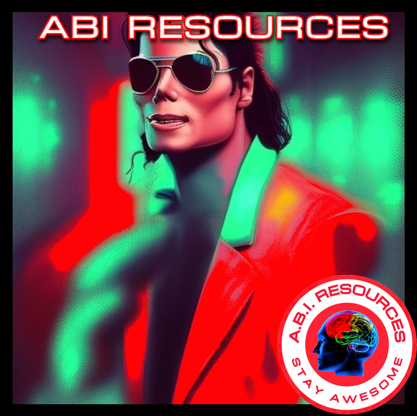 Archived ABI Resources Facebook image associated with ABI Resources Artwork Legends of Music Collection. Michael Jackson #MichaelJackson #ARTTHERAPY #michaeljackson #kingo…