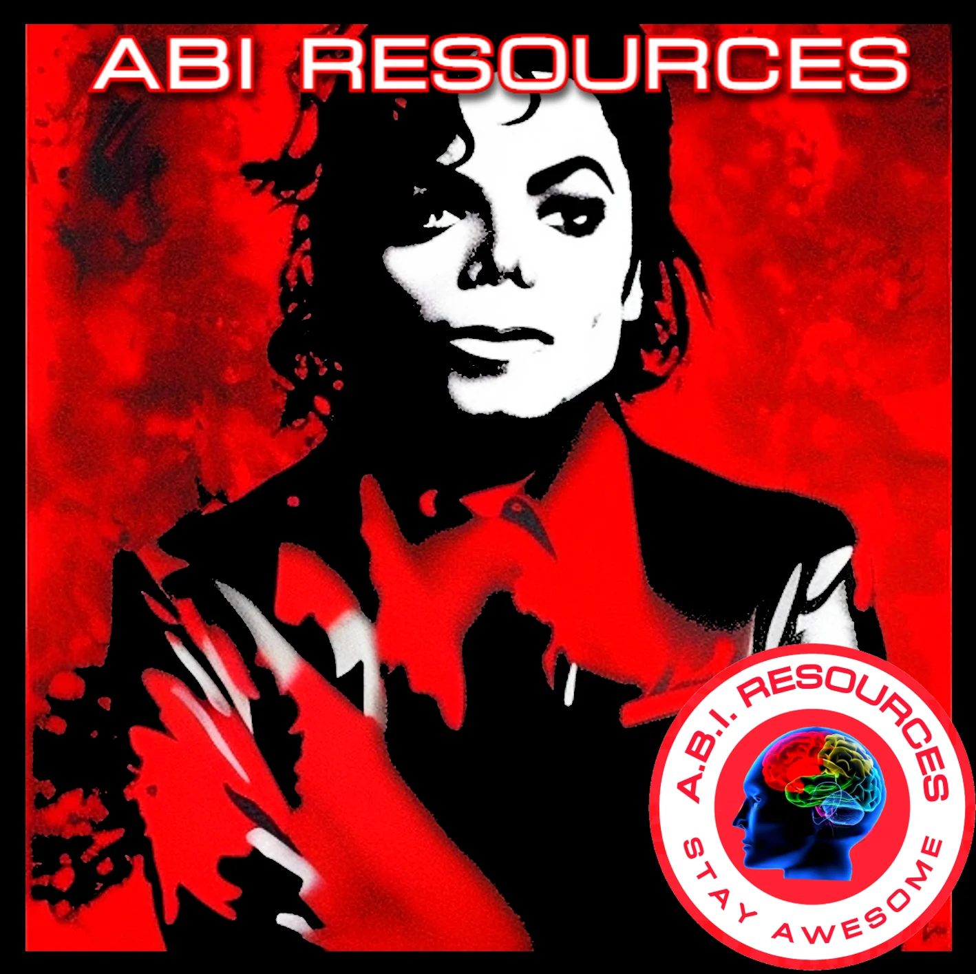 Archived ABI Resources Facebook image associated with ABI Resources Artwork Legends of Music Collection. Michael Jackson #MichaelJackson #ARTTHERAPY #michaeljackson #kingo…