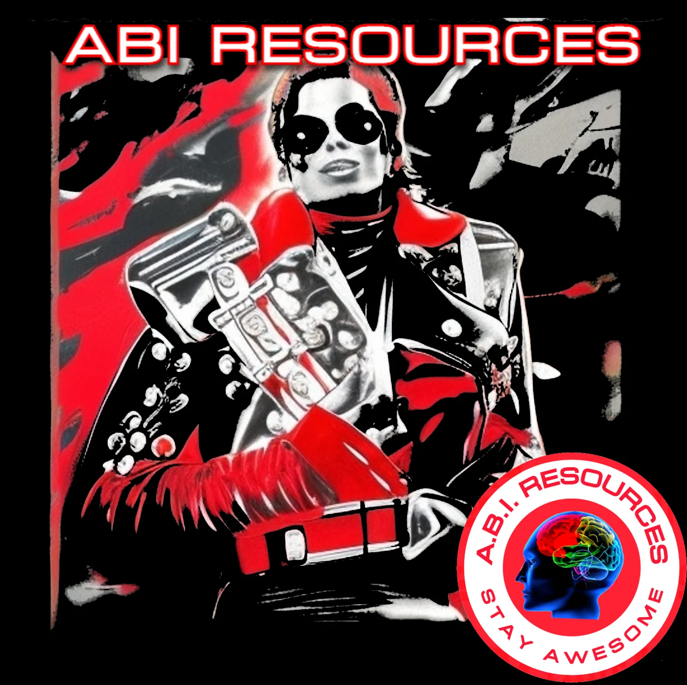 Archived ABI Resources Facebook image associated with ABI Resources Artwork Legends of Music Collection. Michael Jackson #MichaelJackson #ARTTHERAPY #michaeljackson #kingo…