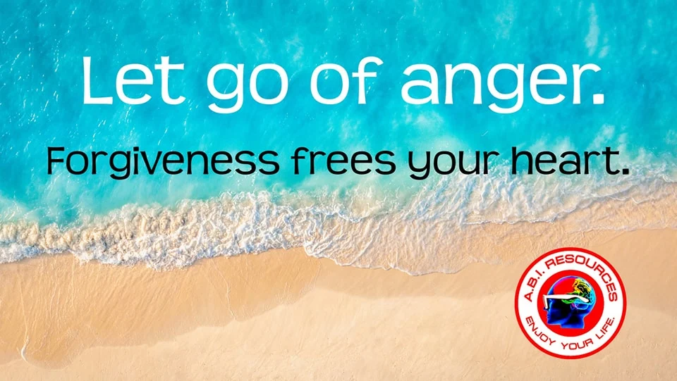 Archived ABI Resources Facebook image associated with "Let go of anger. Forgiveness frees your heart."