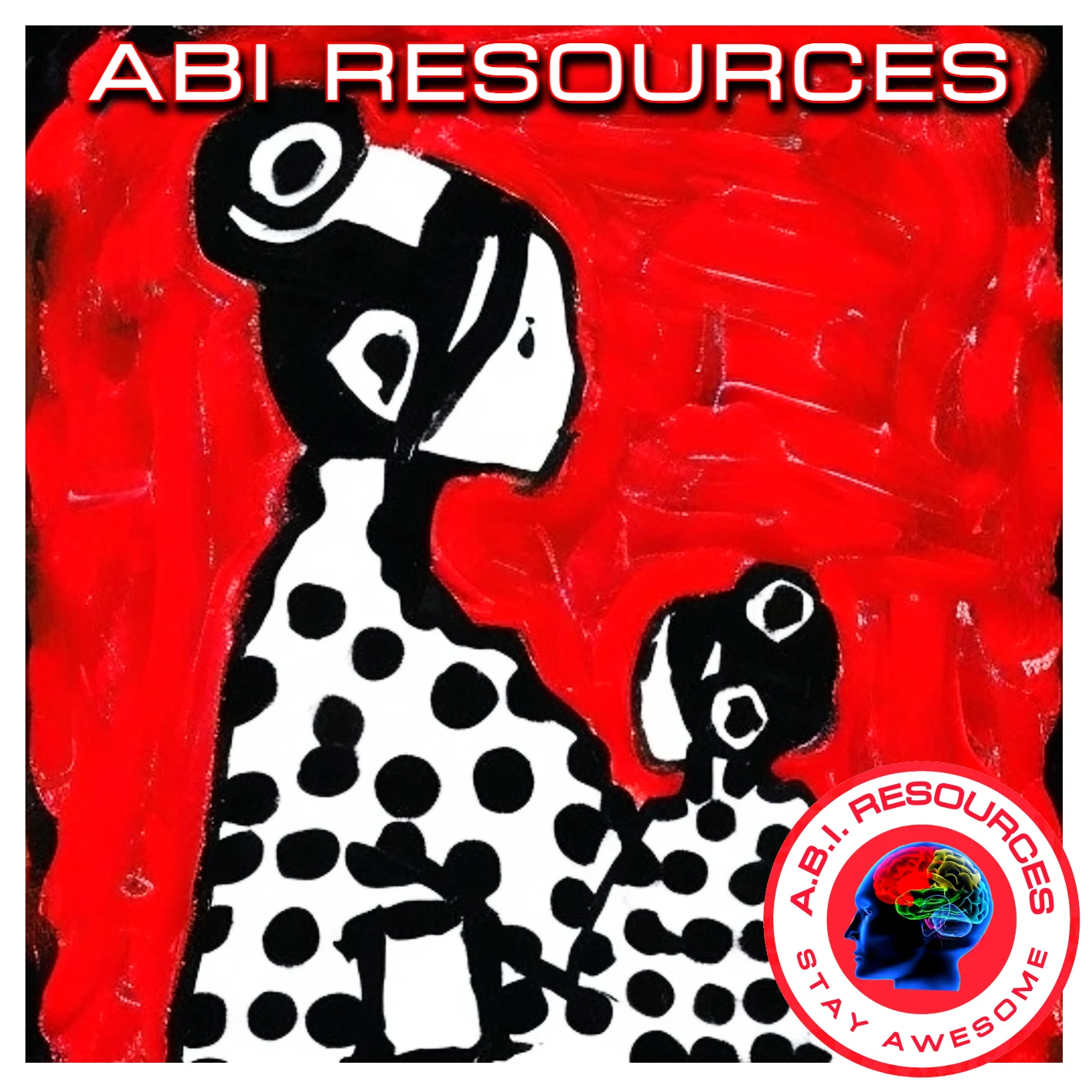 Archived ABI Resources Facebook image associated with Mother and Daughter ❤️ ABI RESOURCES ART PROGRAM Connecticut home-based supported living and community care. Brain In…