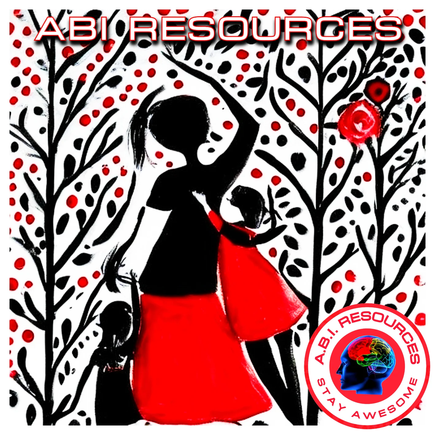 Archived ABI Resources Facebook image associated with Mother and Daughter ❤️ ABI RESOURCES ART PROGRAM Connecticut home-based supported living and community care. Brain In…