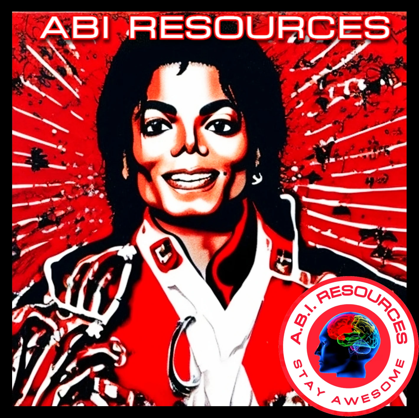 Archived ABI Resources Facebook image associated with ABI Resources Artwork Legends of Music Collection. Michael Jackson #MichaelJackson #ARTTHERAPY #michaeljackson #kingo…