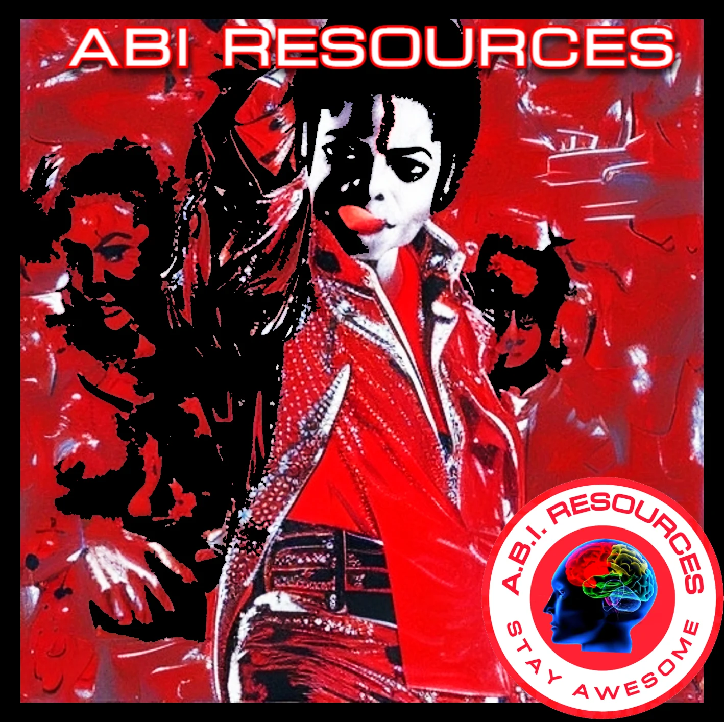 Archived ABI Resources Facebook image associated with ABI Resources Artwork Legends of Music Collection. Michael Jackson #MichaelJackson #ARTTHERAPY #michaeljackson #kingo…