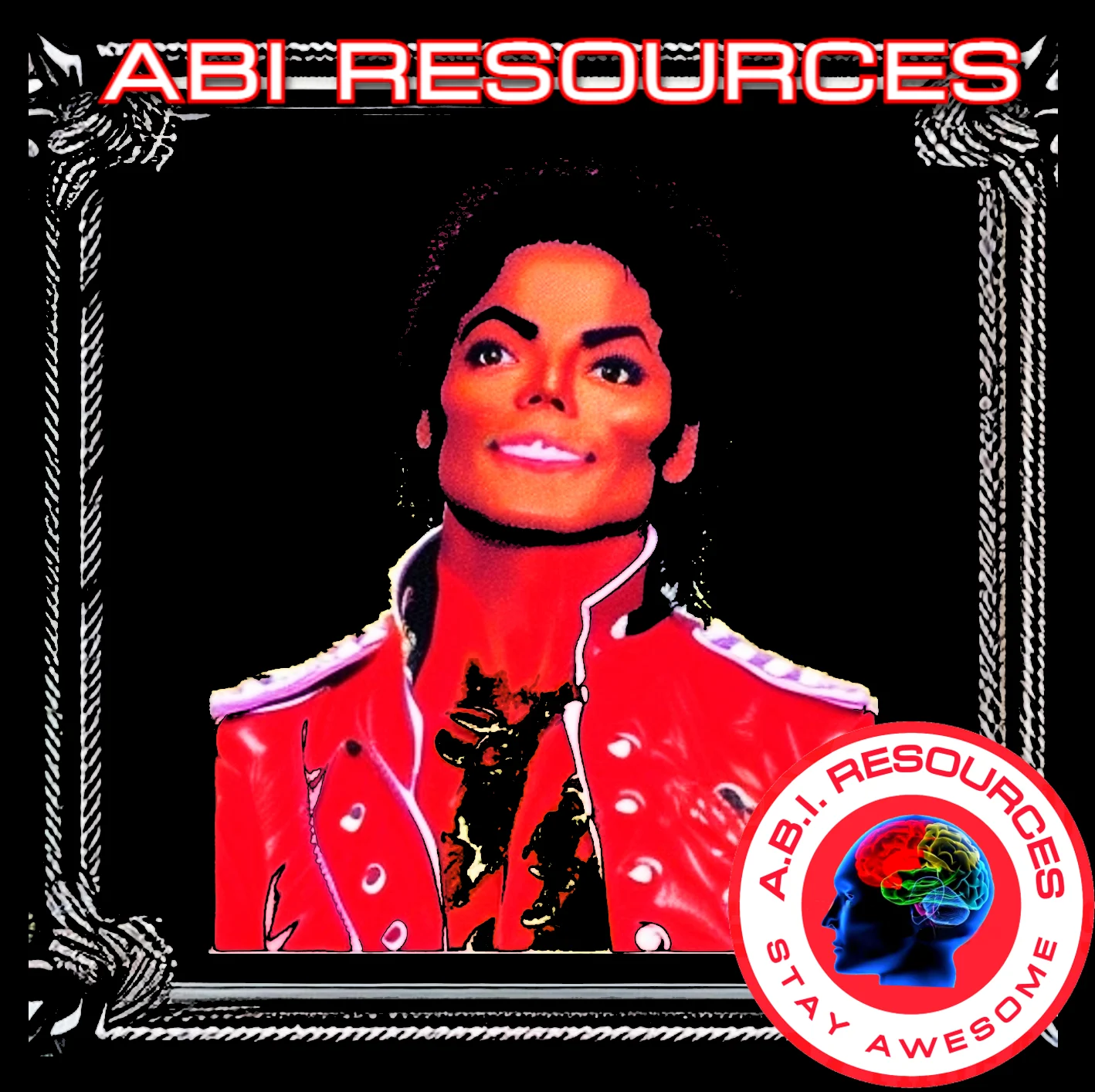 Archived ABI Resources Facebook image associated with ABI Resources Artwork Legends of Music Collection. Michael Jackson #MichaelJackson #ARTTHERAPY #michaeljackson #kingo…