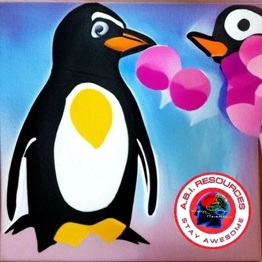 Archived ABI Resources Facebook image associated with ABI RESOURCES Compassionately Caring Creative Art PENGUINS 😁 CT MFP and ABI Waiver Program. Connecticut home-based su…
