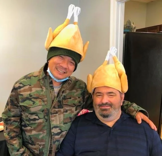 Archived ABI Resources Facebook image associated with So grateful to have amazing friends! Surrounded by the coolest friends! A.B.I. GOBBLE WOBBLE GET-TOGETHER! STUFF YOUR…