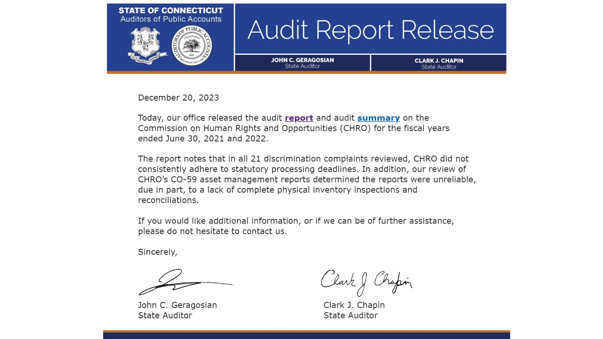 Archived ABI Resources Facebook image associated with 🌟 Thank You, Connecticut Auditors of Public Accounts! 🌟 🔹 Championing Rights & Equality 🔹 Today, we at ABI Resources… — 2023-12-20 f2df8f92