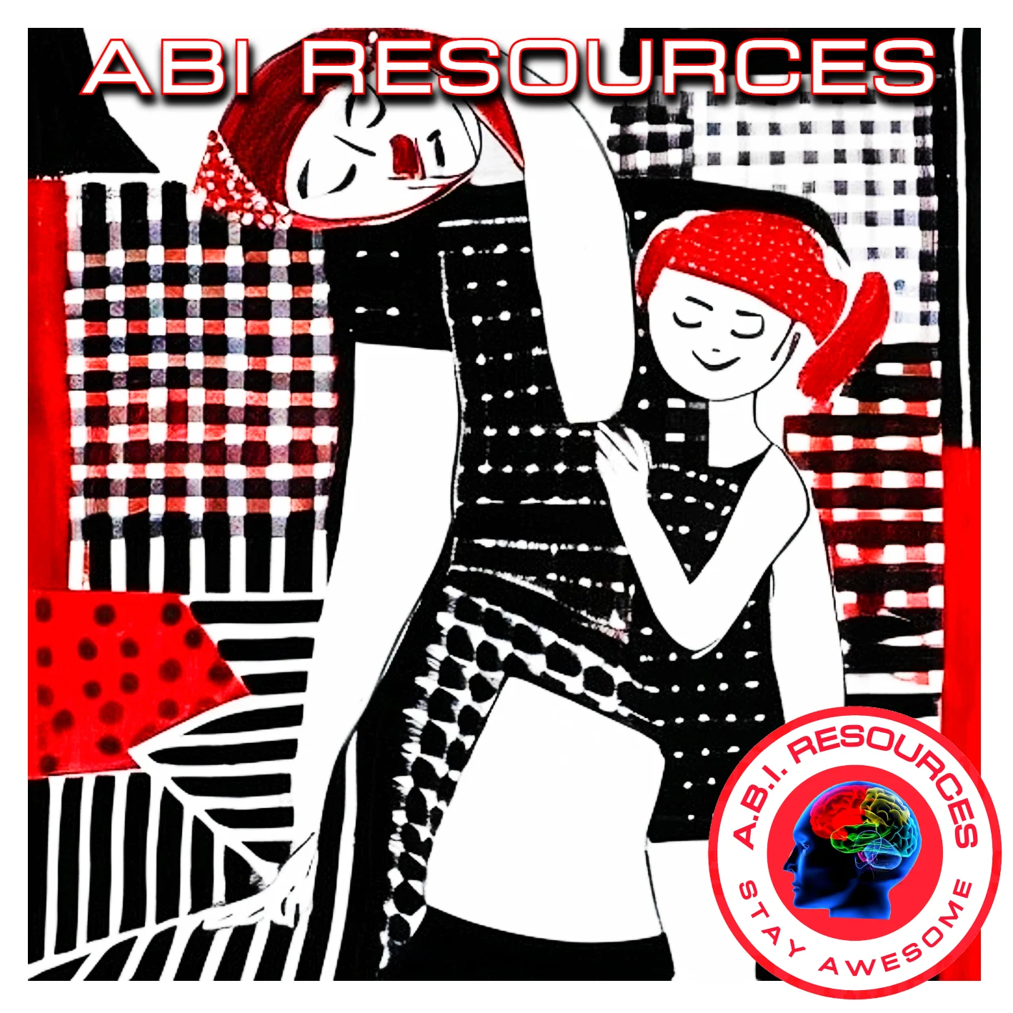 Archived ABI Resources Facebook image associated with Mother and Daughter ❤️ ABI RESOURCES ART PROGRAM Connecticut home-based supported living and community care. Brain In…