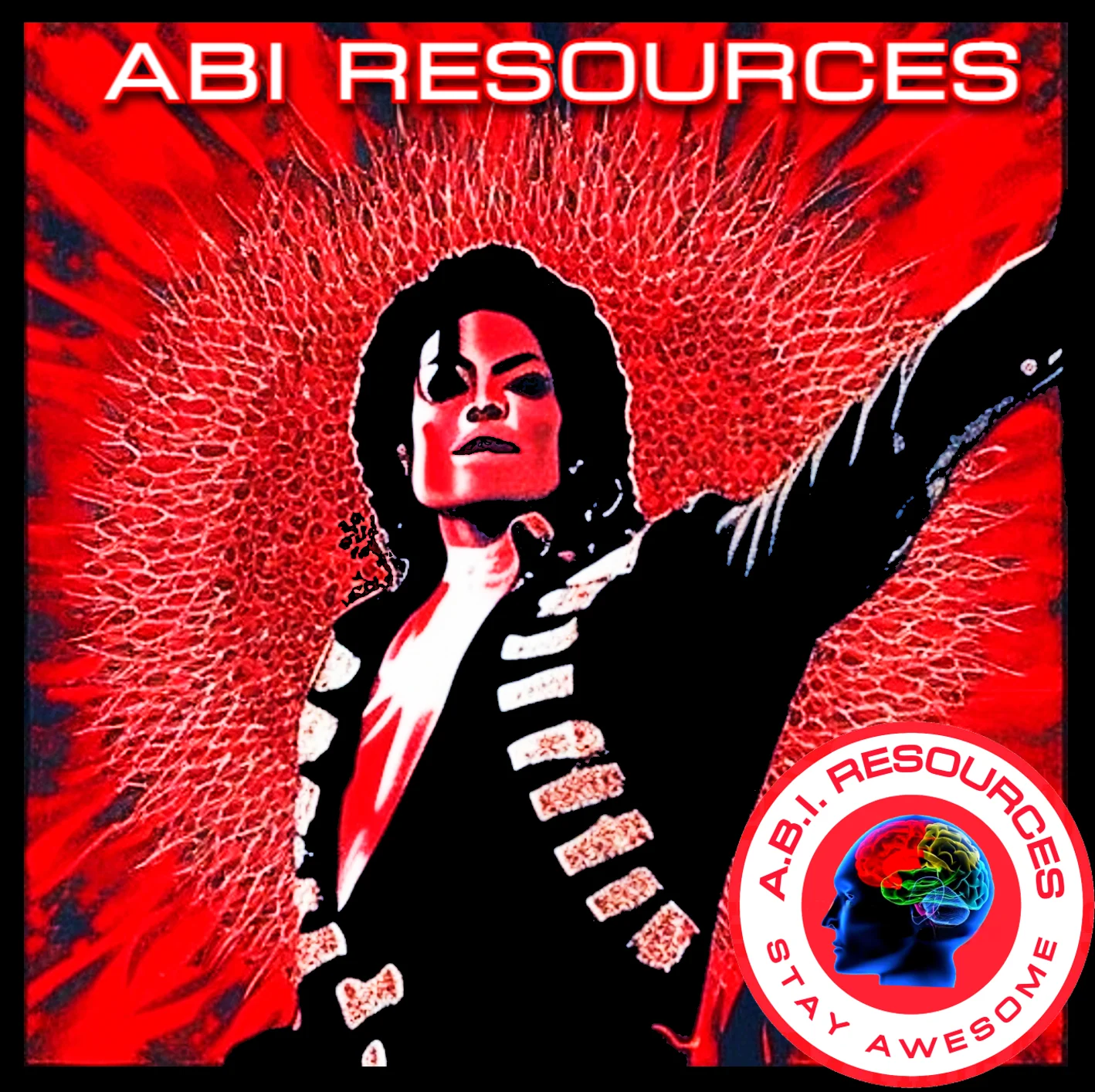 Archived ABI Resources Facebook image associated with ABI Resources Artwork Legends of Music Collection. Michael Jackson #MichaelJackson #ARTTHERAPY #michaeljackson #kingo…