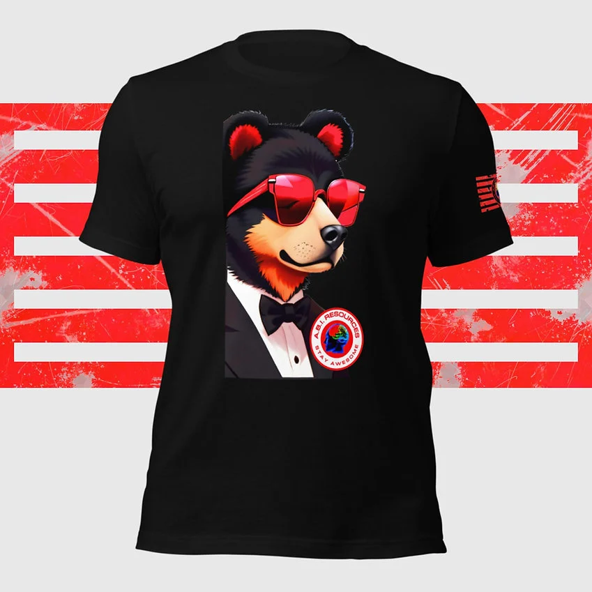 Archived ABI Resources Facebook image associated with TBI Teddy Bear Inspiration | ABI RESOURCES Unisex t-shirt SO COOL! 😎❤️