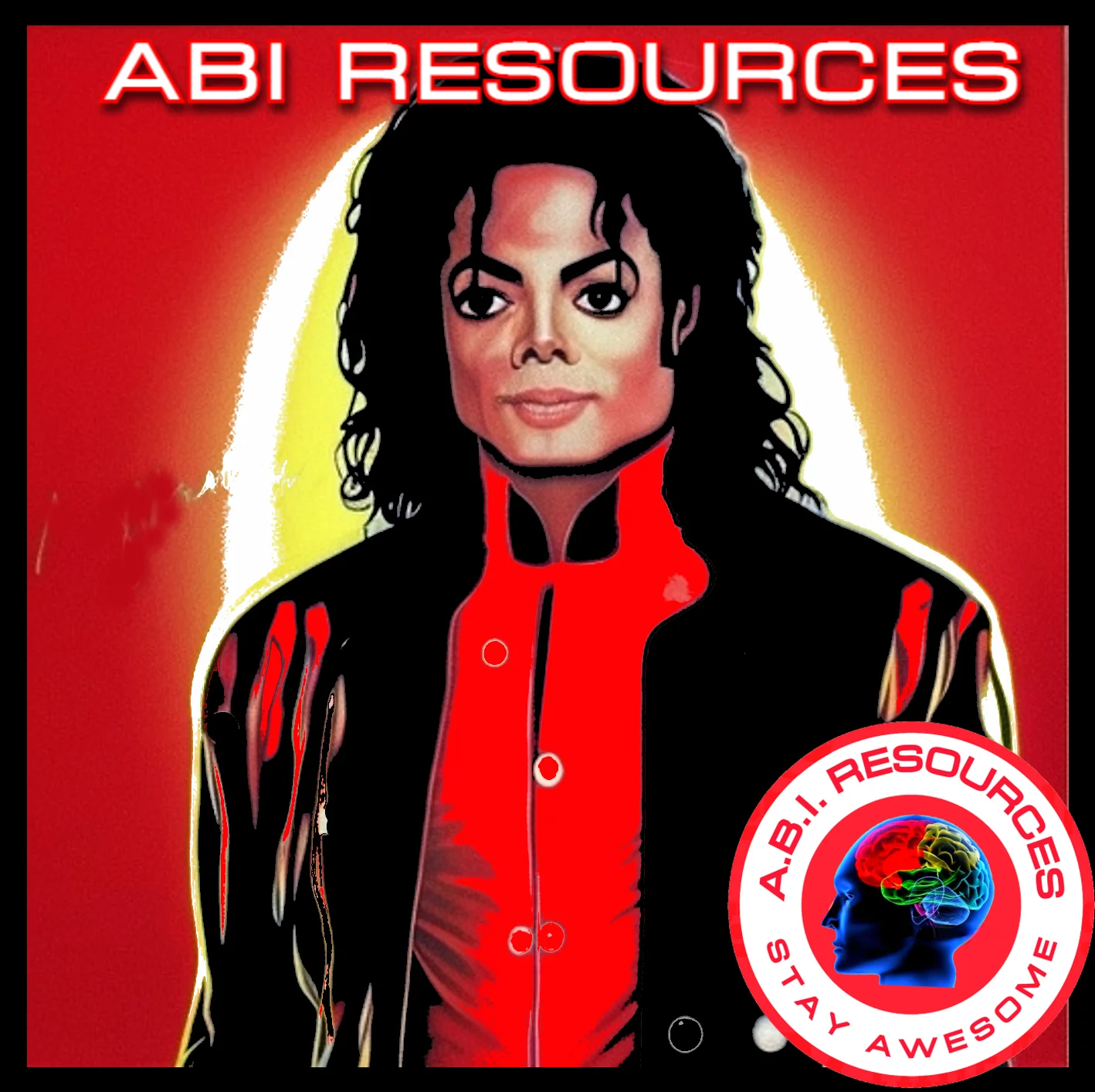 Archived ABI Resources Facebook image associated with ABI Resources Artwork Legends of Music Collection. Michael Jackson #MichaelJackson #ARTTHERAPY #michaeljackson #kingo…