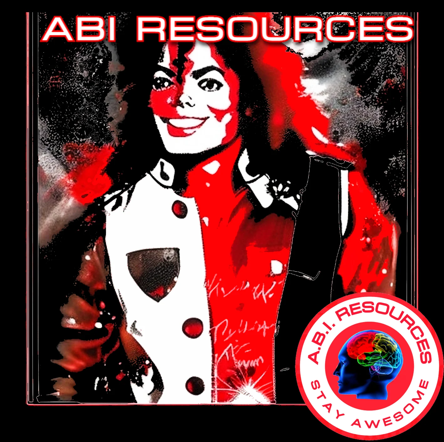 Archived ABI Resources Facebook image associated with ABI Resources Artwork Legends of Music Collection. Michael Jackson #MichaelJackson #ARTTHERAPY #michaeljackson #kingo…